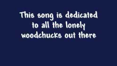 英语绕口令:woodchuck