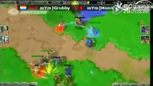 视频: WEM2008 魔兽3，4名决赛 Grubby VS Moon3