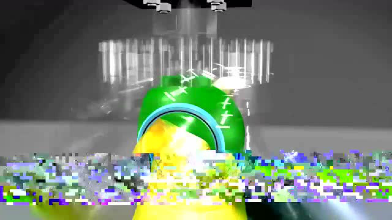 流量控制阀的工作原理，很生动的演示动画_高清