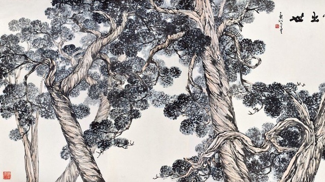 徐老师带你八分钟学会画柏树!