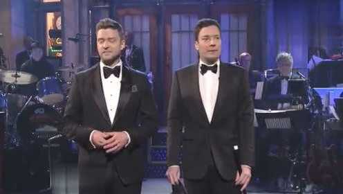 【猴姆独家】Justin Timberlake和肥伦Jimmy Fallon开场秀！