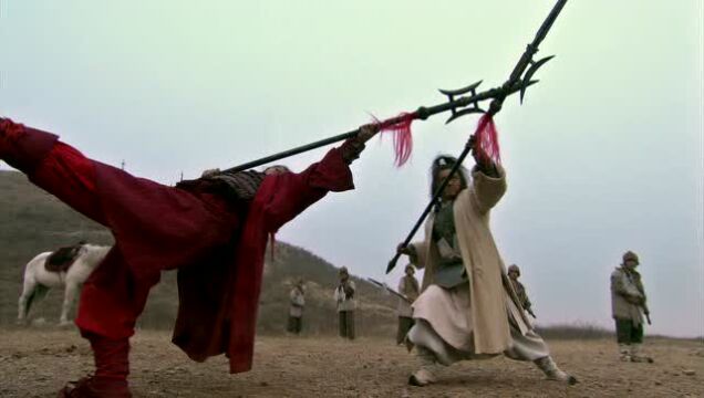 吕方郭盛比武,最后竟然肉搏