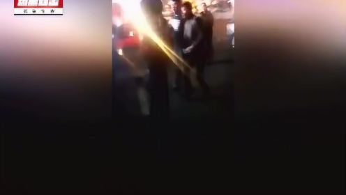 实拍黑龙江两男子殴打的哥暴力抗法 巡特警鸣枪示警