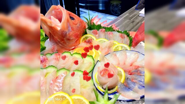 将军甲原条刺身