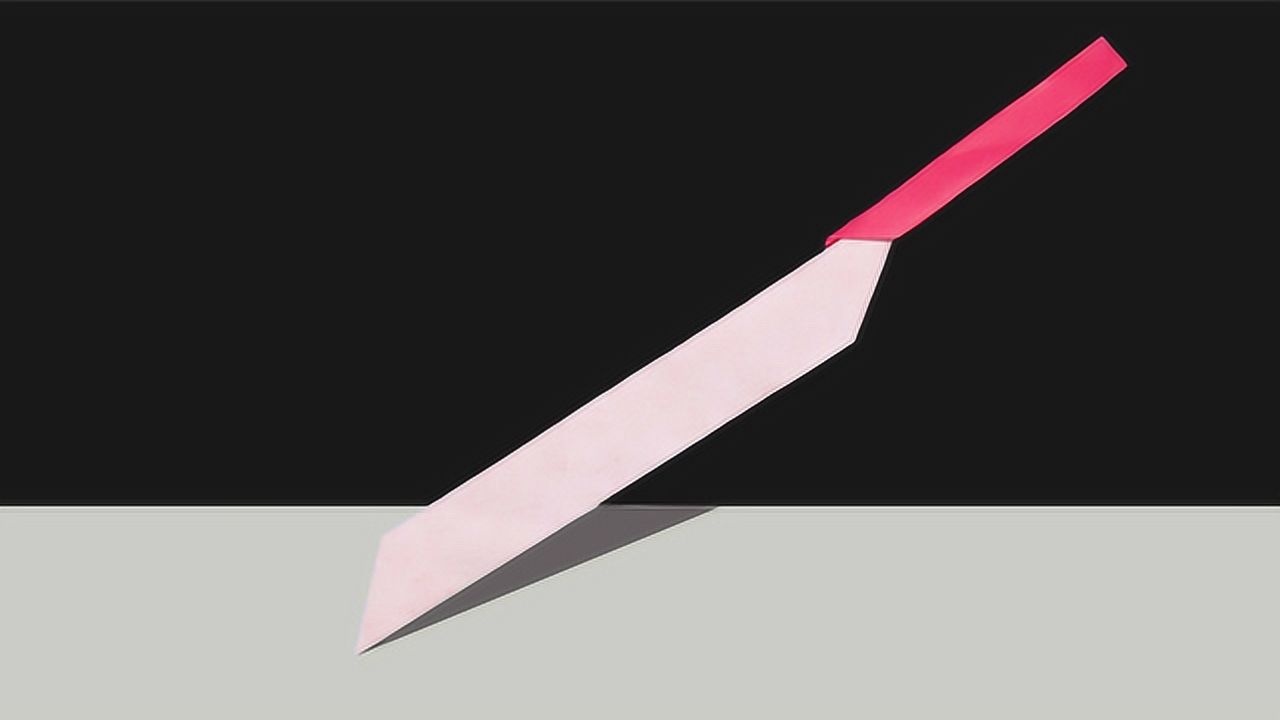 小爱的手作日记折纸精致的水果刀