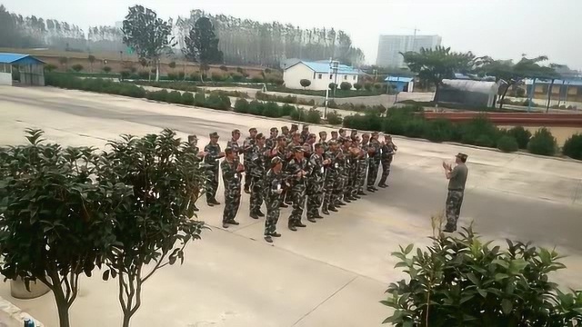 通达驾校教练军训版拍拍操