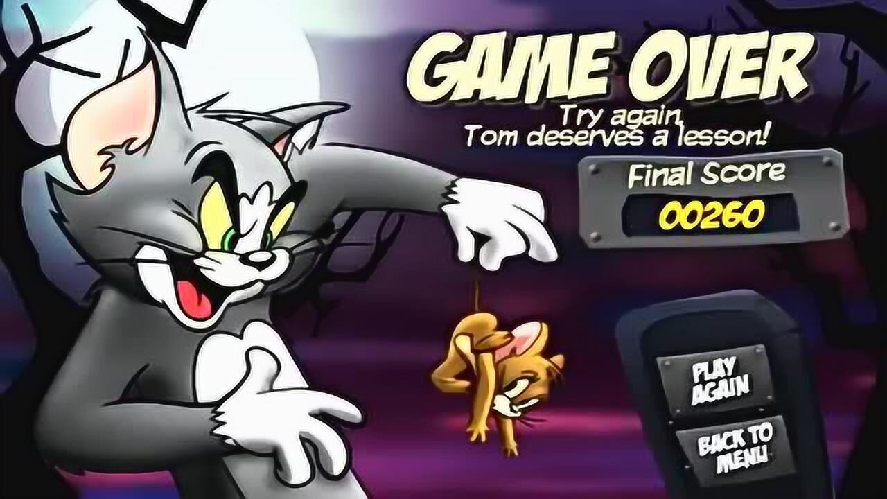 杰瑞被汤姆僵尸追进死胡同游戏