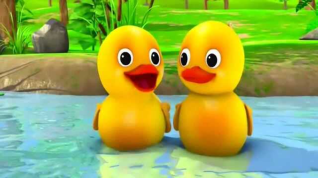 你有见过五只小鸭子唱儿歌吗?