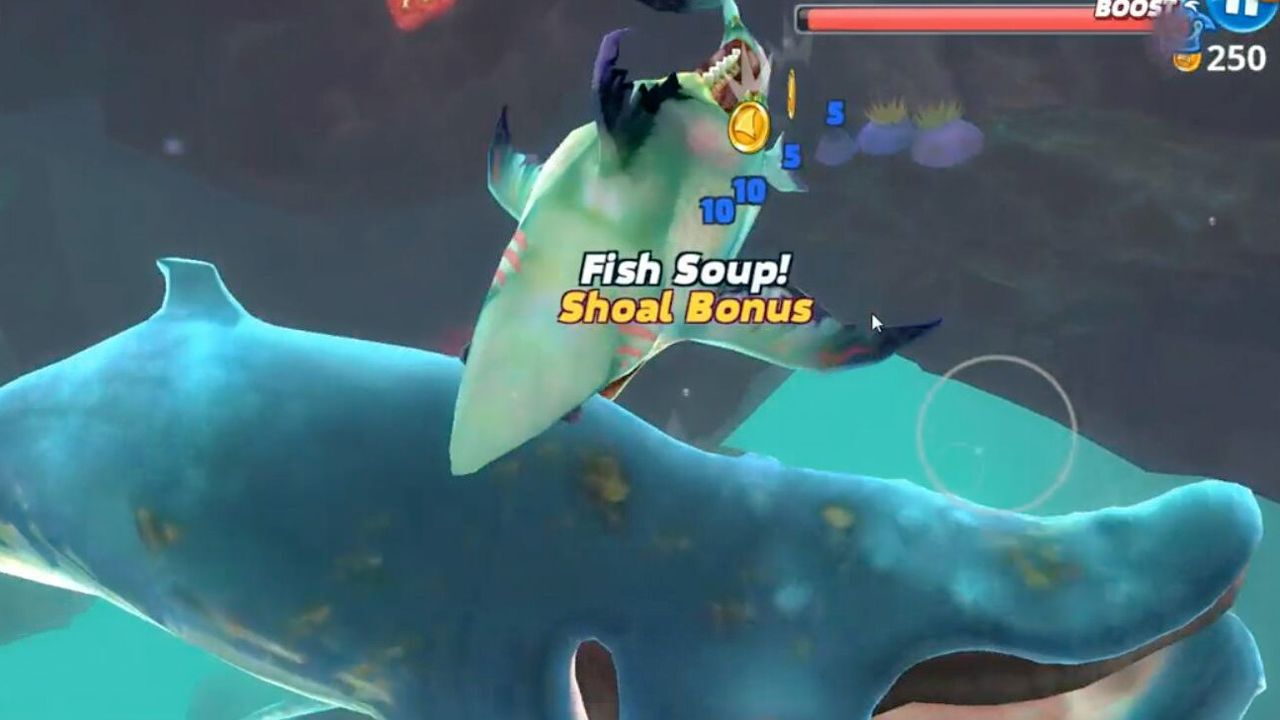 唐逗解说饥饿鲨世界:丧尸鲨遇到海底最大的鲸鲨,能把它变丧尸吗?