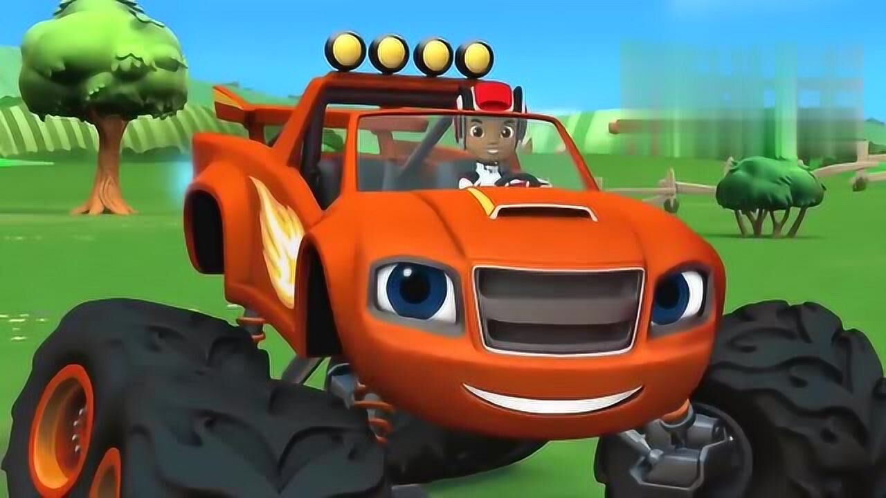 旋风战车队:飚速和阿杰闪亮登场,盖比给他们介绍了6辆怪兽卡车