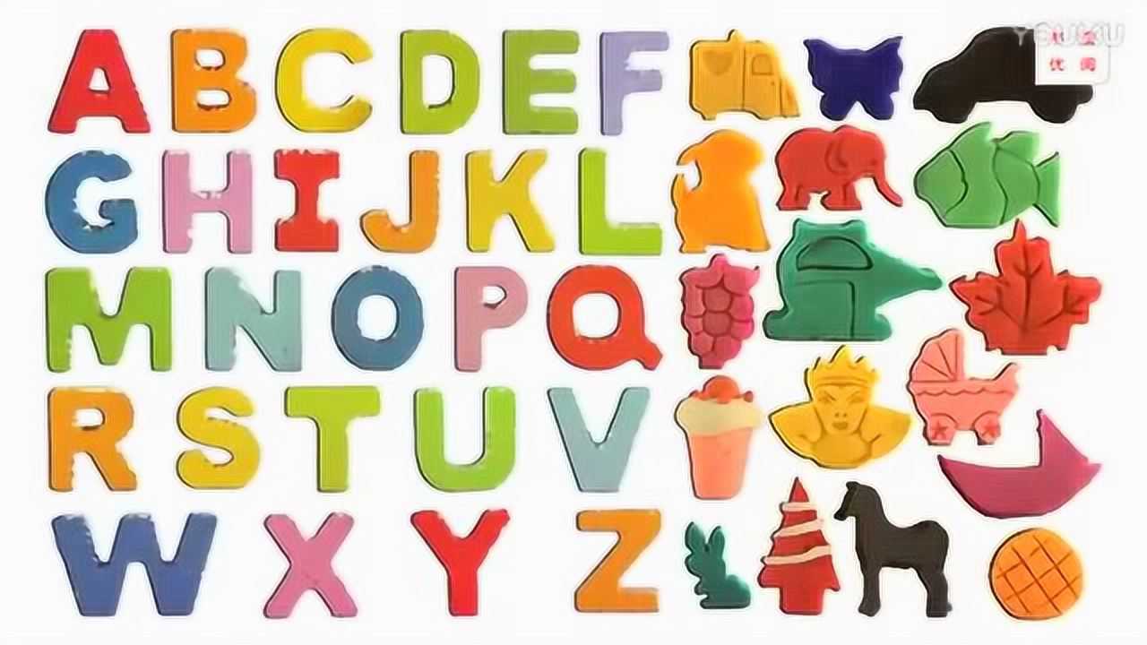 果冻字母ABC疯狂字母ABC百变彩泥英语字母ABC儿童英语少儿英语_腾讯视频