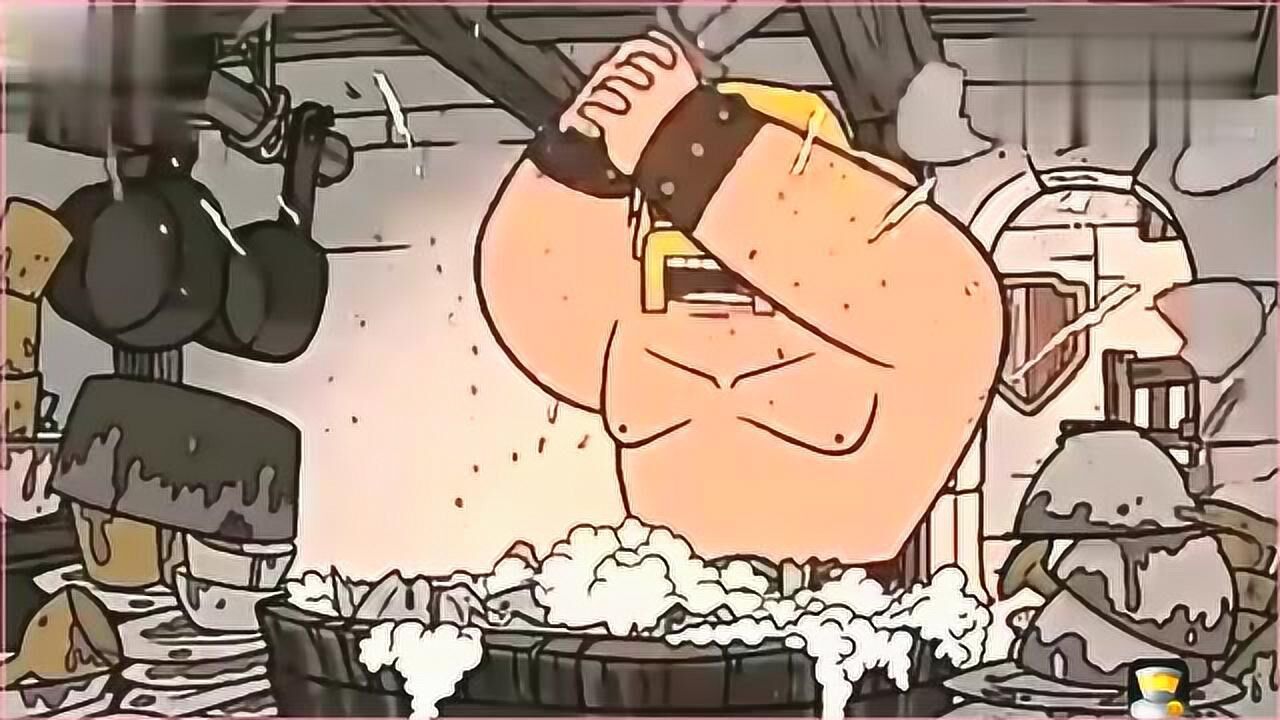 皇室战争动画脾气极差的野蛮人