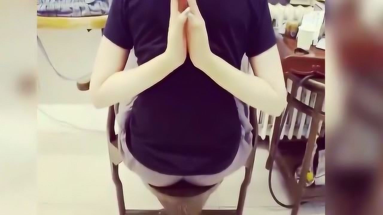 背后双手合十的挑战你敢挑战吗如今有多少人能做到