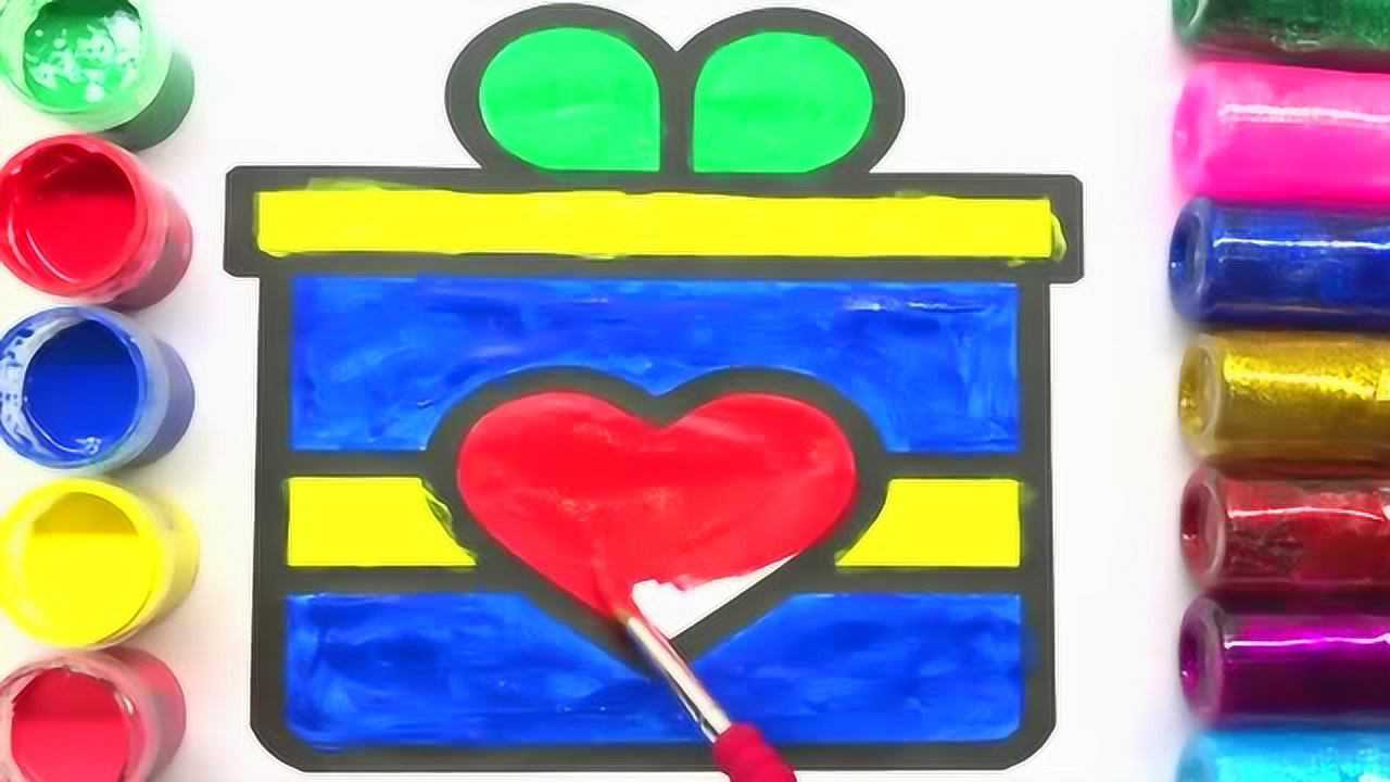 亲子绘画时光教你如何画生日礼物