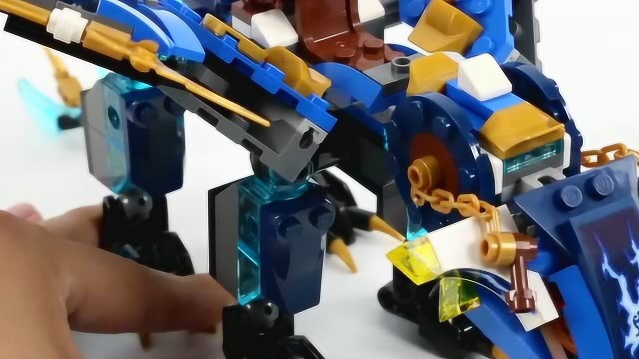 乐高积木幻影忍者系列拼装雷电飞龙典藏版组装流程