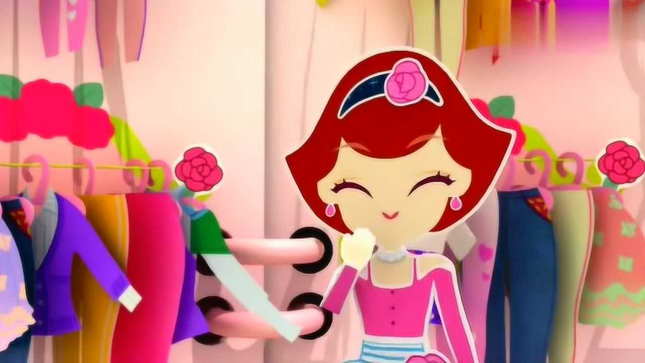 彩虹宝宝益智动画曼妮没有合适的礼服不想参加化妆晚会