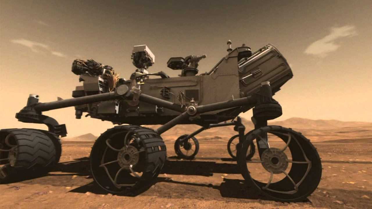 好奇号火星车在火星上降落的过程开眼界了