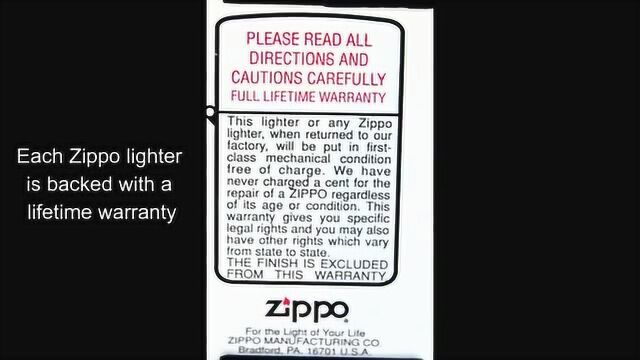 zippo之宝打火机你不知道的10件事