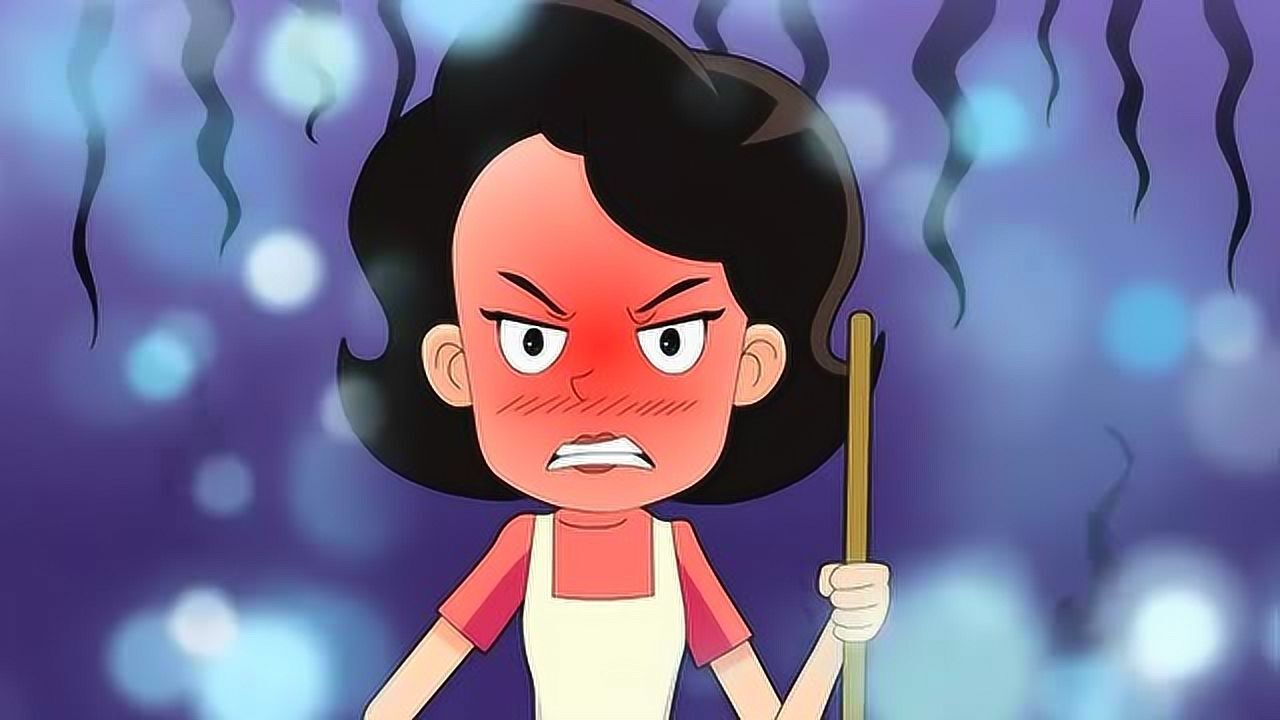 无聊的父子俩比赛谁先听到放屁,围裙妈妈要气疯_腾讯视频