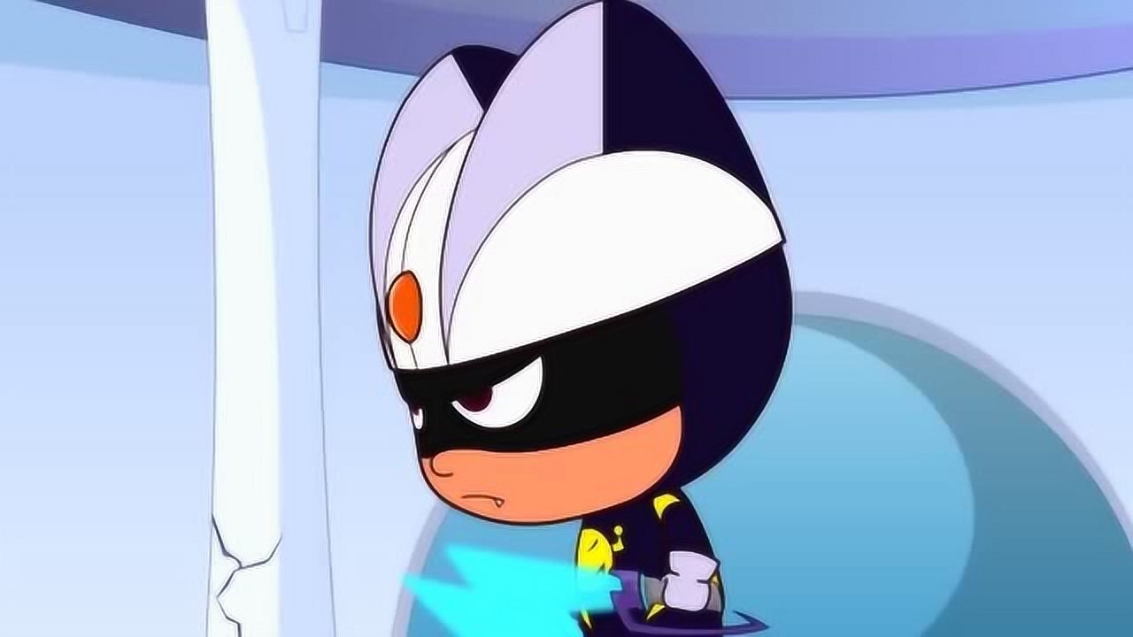 开心超人被中中怪用笛声控制和小心超人打起来了