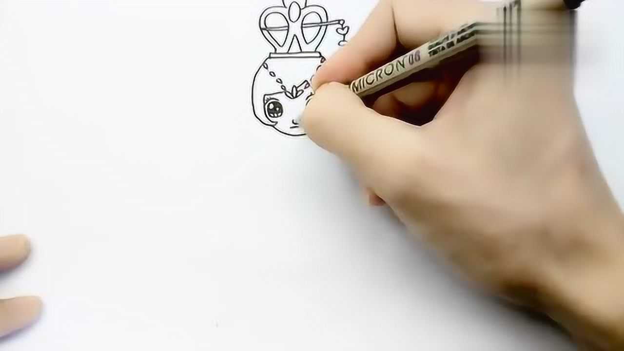 叶罗丽仙境女王简笔画画出可爱善良的曼多拉儿童简笔画视频