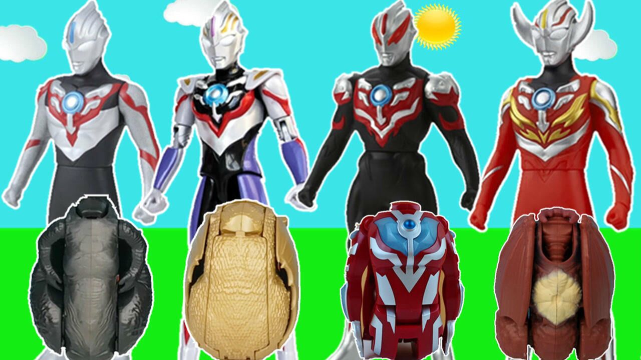 欧布奥特曼炫酷奥特蛋怪兽蛋变形蛋盒玩玩具_腾讯视频