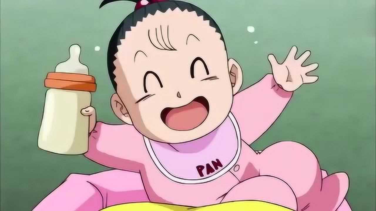 龙珠还在吃奶的小芳竟会飞了特兰克斯不愧是悟饭的女儿