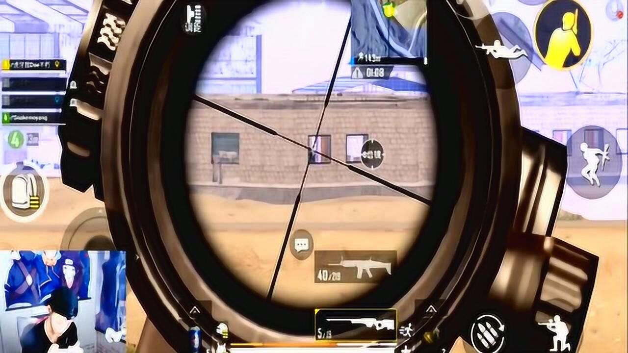 刺激战场狂怒scarl拜年枪法16杀绝对的吃鸡