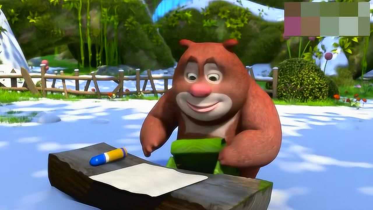 新熊出没老师教同学们节气歌今天是冬至光头强回家吃饺子