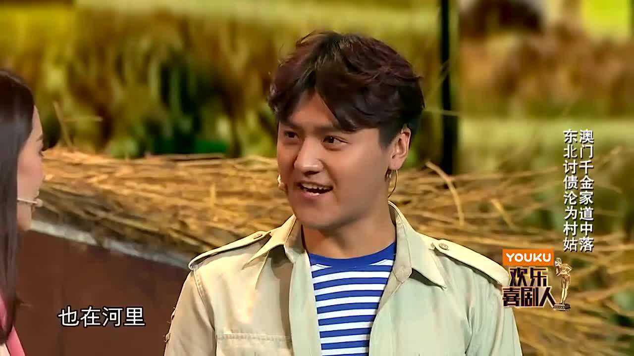 小品张小斐和小伙演戏跑到鸡窝上厕所太逗了