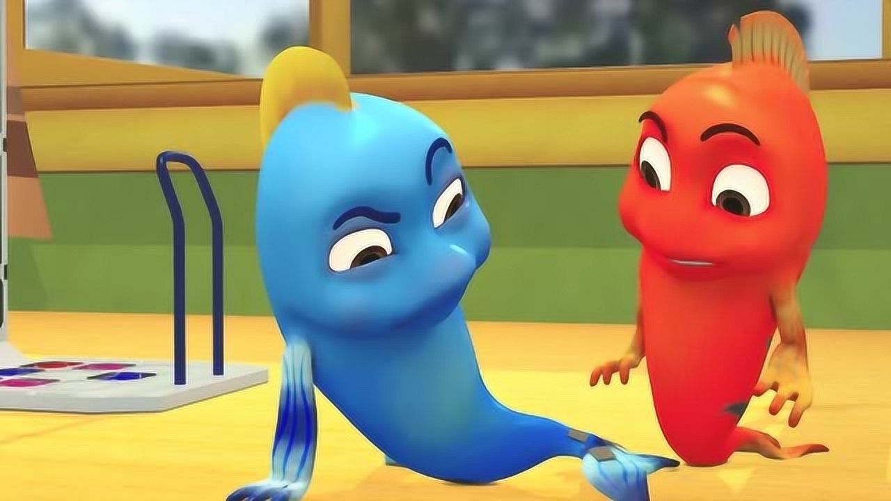 跳跳鱼世界这下糟糕了小蓝肌肉拉伤走不动了