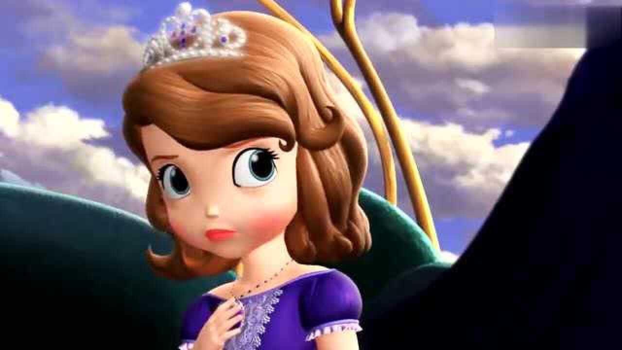 小公主苏菲亚苏菲亚坐着豪华马车来到了宫殿女王盛情接待