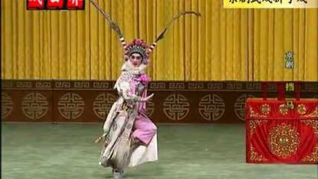 京剧武戏折子戏《挡马》主演 杨亚男 郝杰