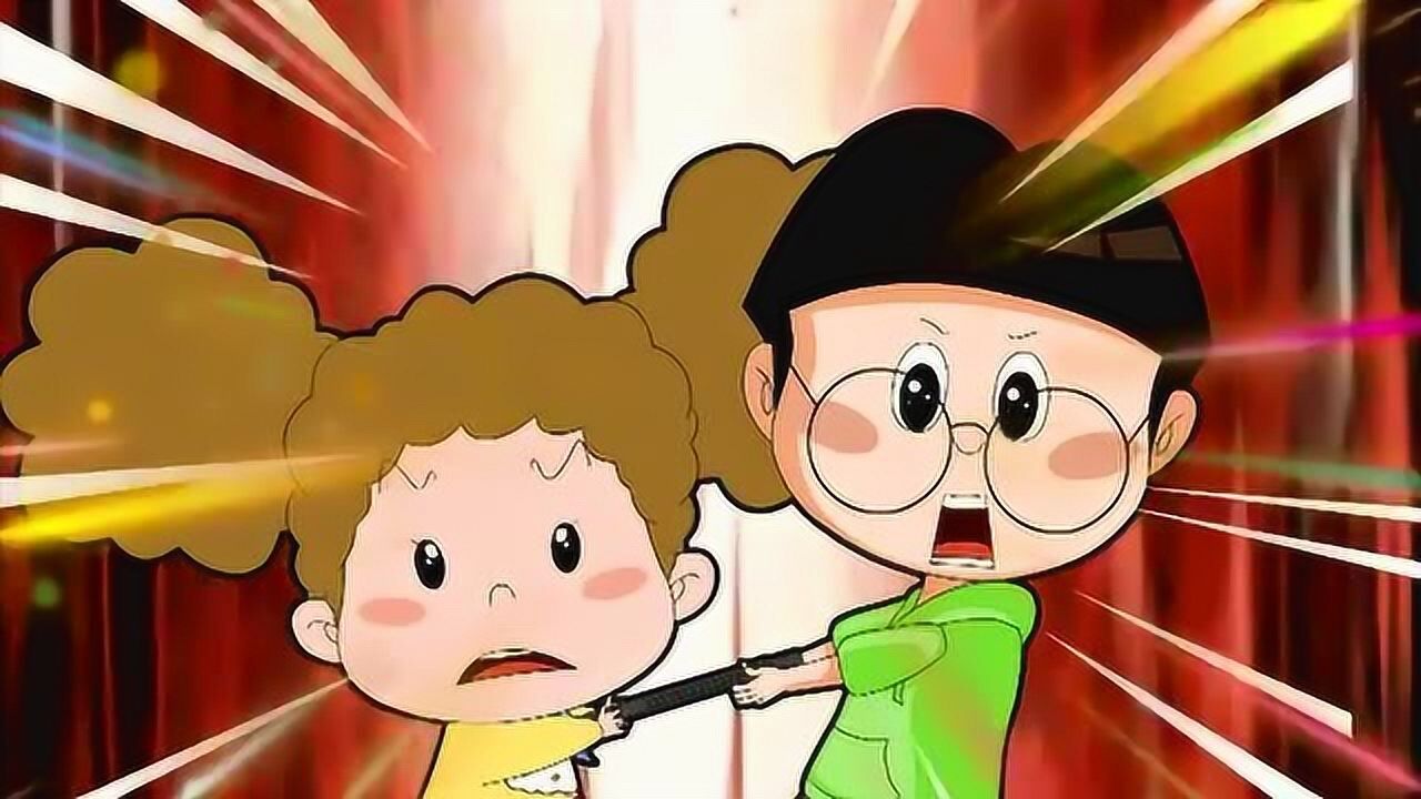 大头儿子小头爸爸棉花糖和小明为了平板电脑打起来了