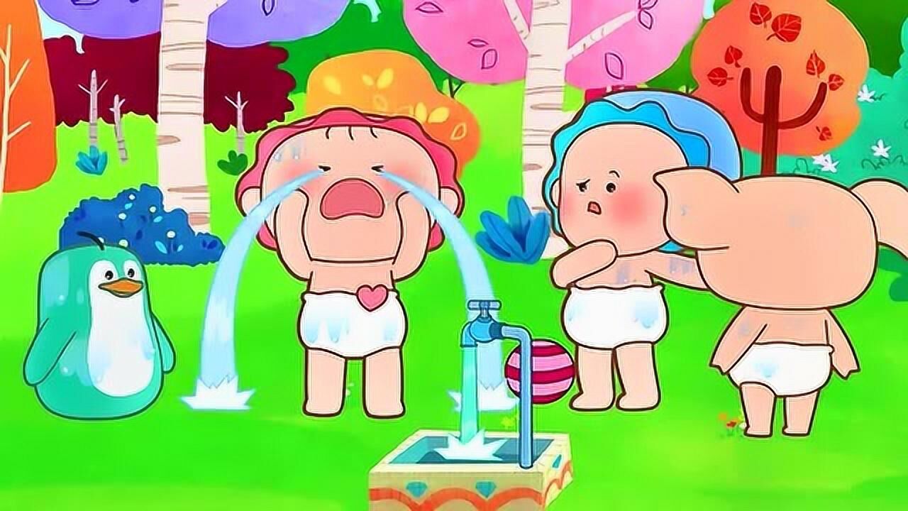 爱护公物，珍惜资源，勤俭节约，共同发展，儿童正能量_高清