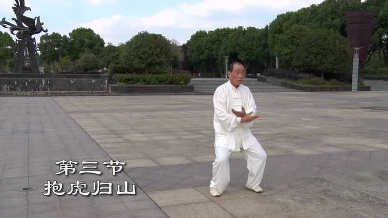 王本 传统88式太极拳分解动作_腾讯视频