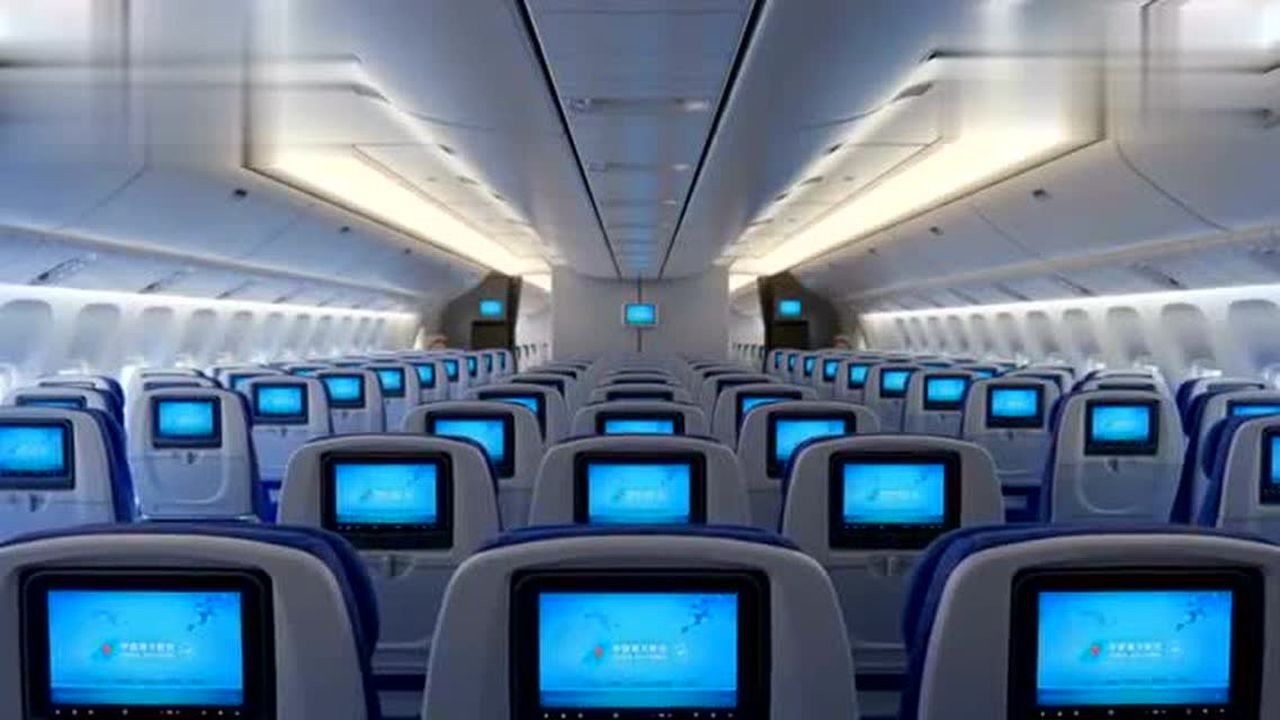中国南方航空波音777-300er宣传片,空间宽敞,布局奢华!