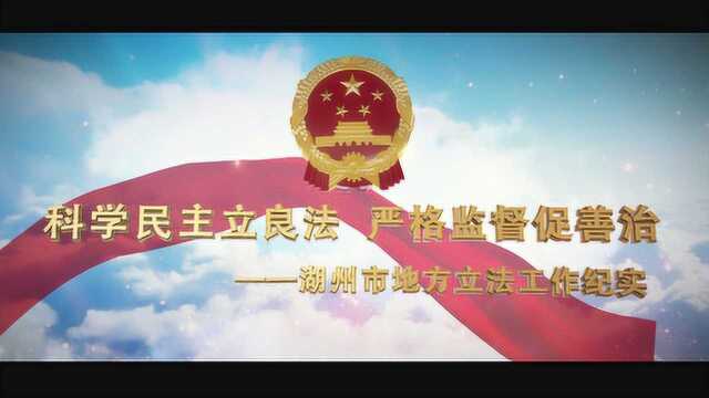 2019年市人代会地方人大立法工作专题片2