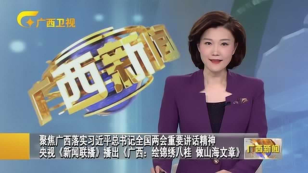 央视新闻联播播出广西绘锦绣八桂做山海文章