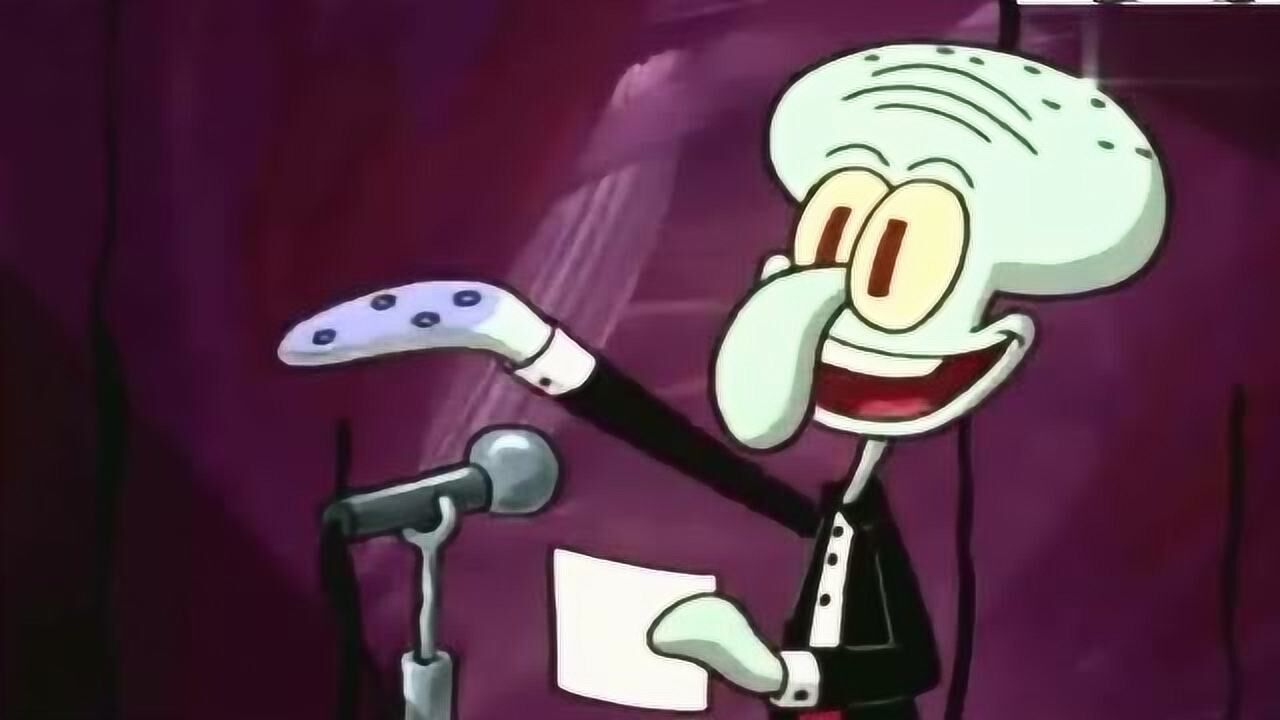 海绵宝宝派大星听章鱼哥主持演讲派大星在台下笑的那么开心