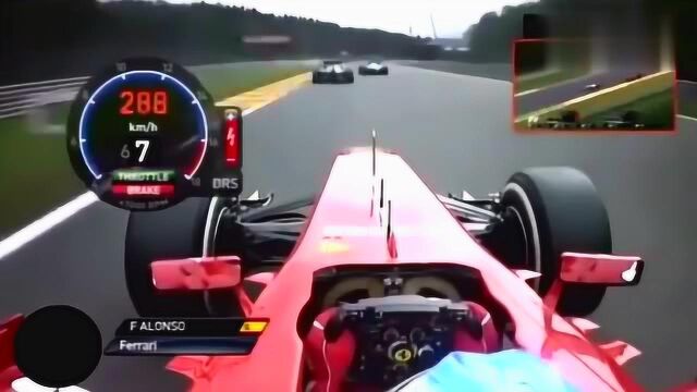 F1方程式赛车第一视角!感受一下赛车的刺激!