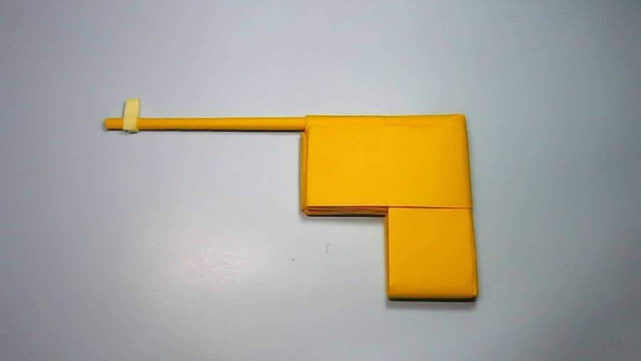 手工折纸80后90后童年时的回忆毛瑟手枪你还记得怎么折吗