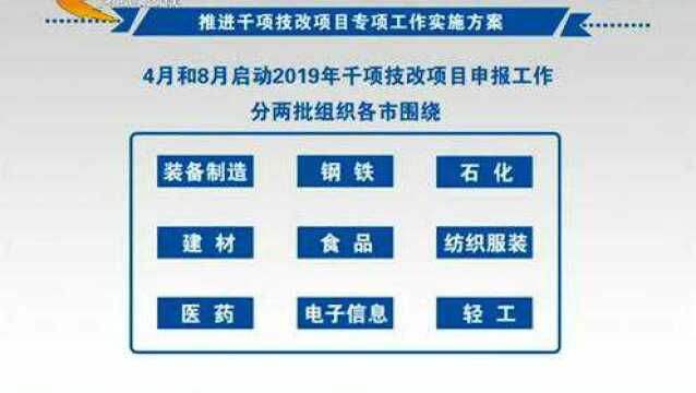 权威发布——河北今年实施省工业企业重点技改项目1000项左右