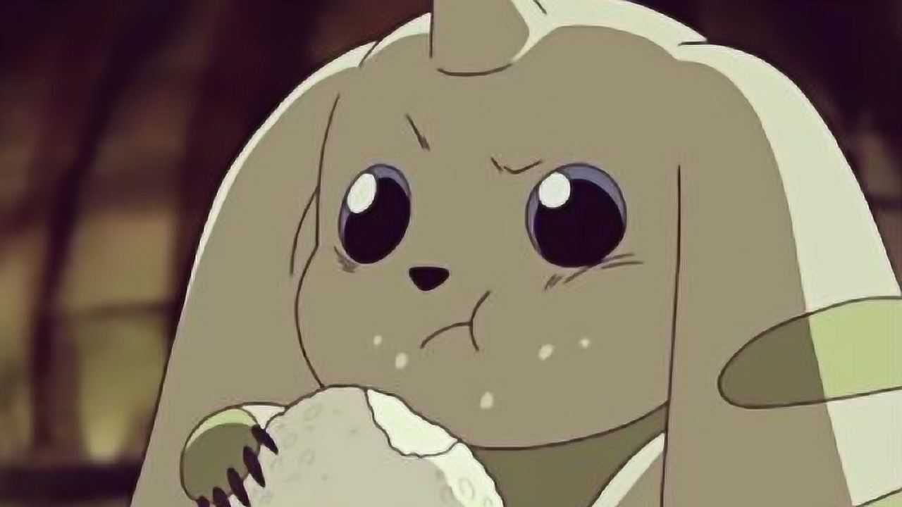 第三季数码宝贝里的萌物大耳兽的出现