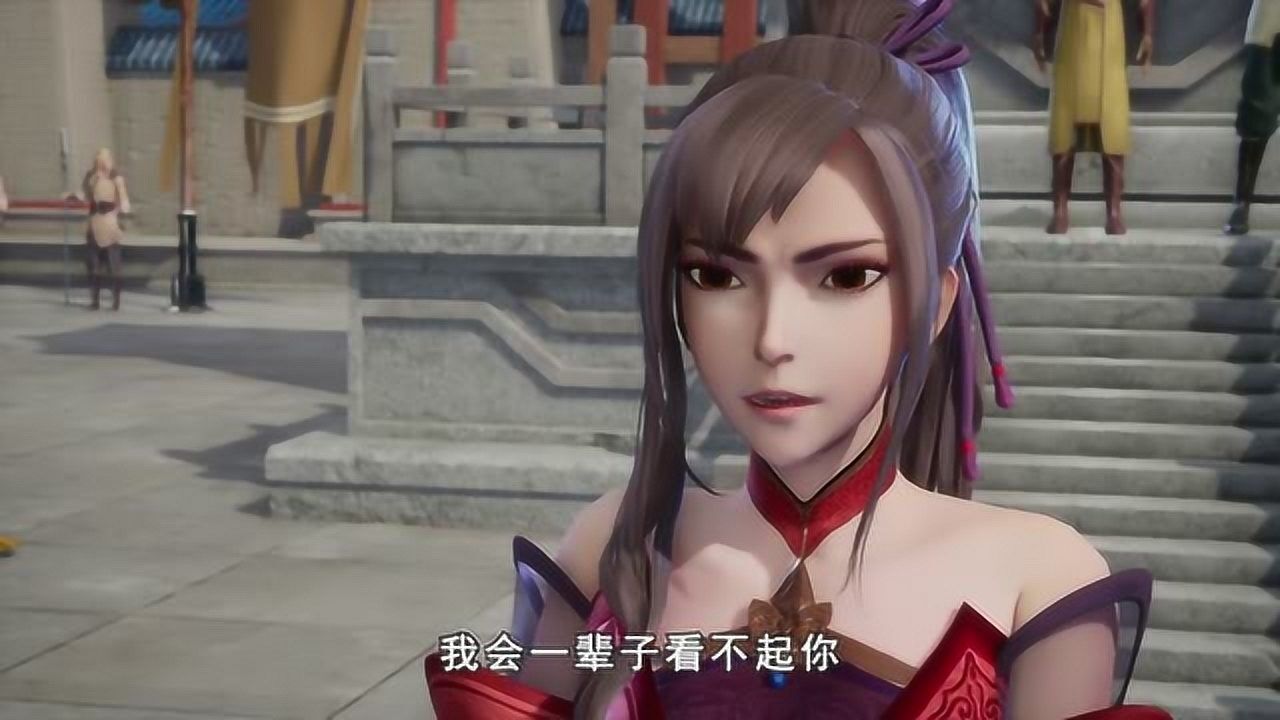 灵剑尊水千月对楚行云月心思思生怕他不来参加比赛