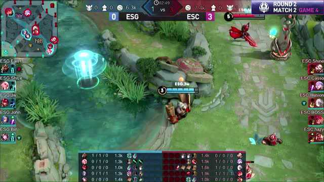 20190630世冠国际赛区选拔赛ESC vs ESG4