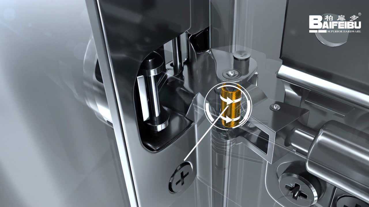 联迅五金柏扉步丨drm厚门缓冲铰链