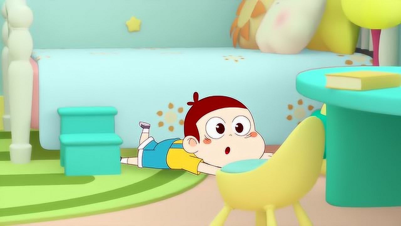 《神奇阿u》阿u改掉慢吞吞的习惯,再也不拖拉了