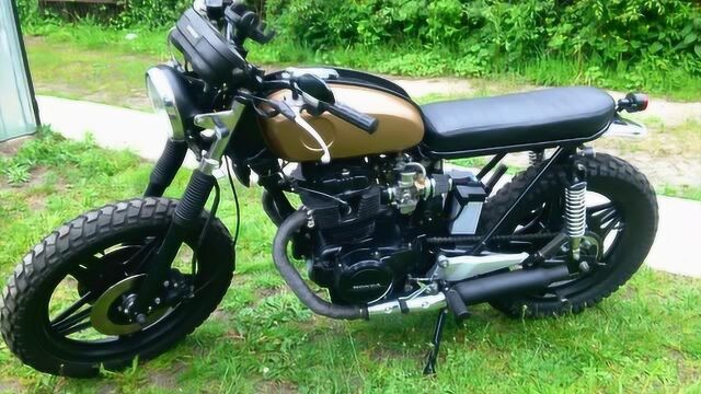 一步步学改装延时摄影本田CB400改装Scrambler