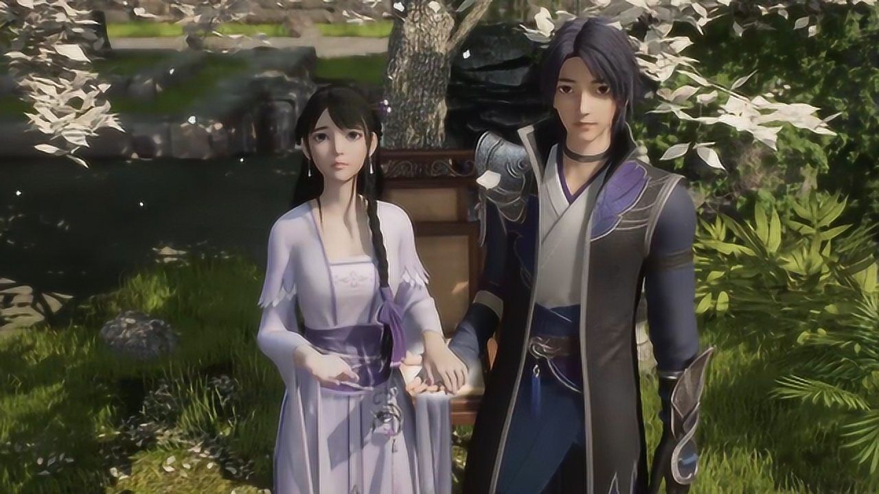 《万界仙踪》浪漫双叶cp,美人美景,叶雪云叶星云却道别分离